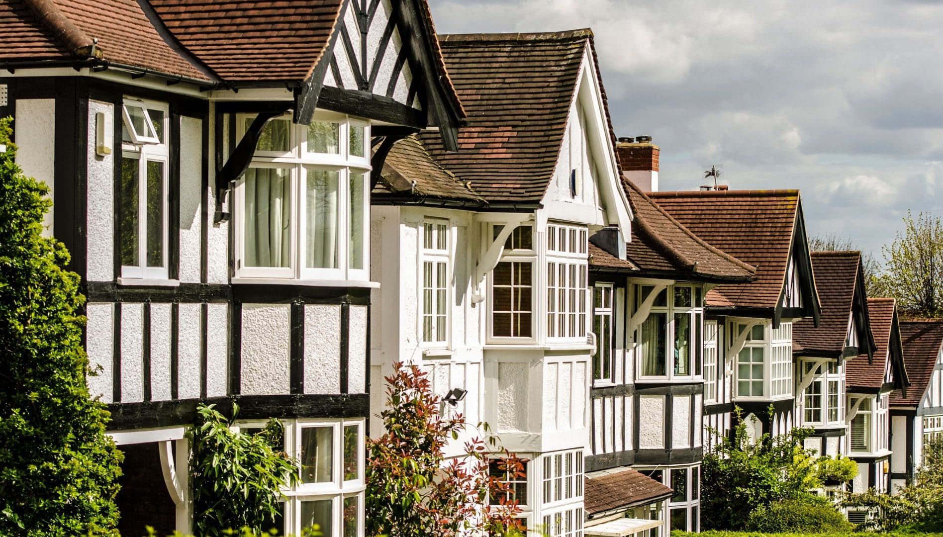 British suburban houses